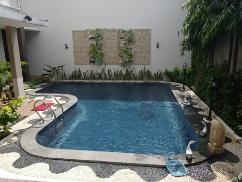 harga pembuatan kolam renang pribadi murah dan terbaik di Kota Pagar Alam