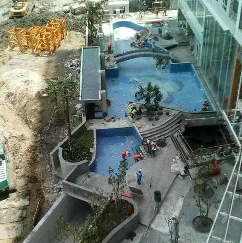kontraktor perbaikan kolam renang hotel terbaik di Kota Cimahi
